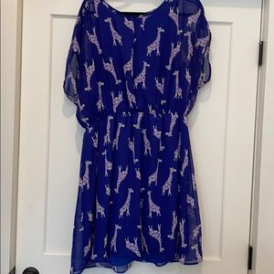 Blue Giraffe Dress